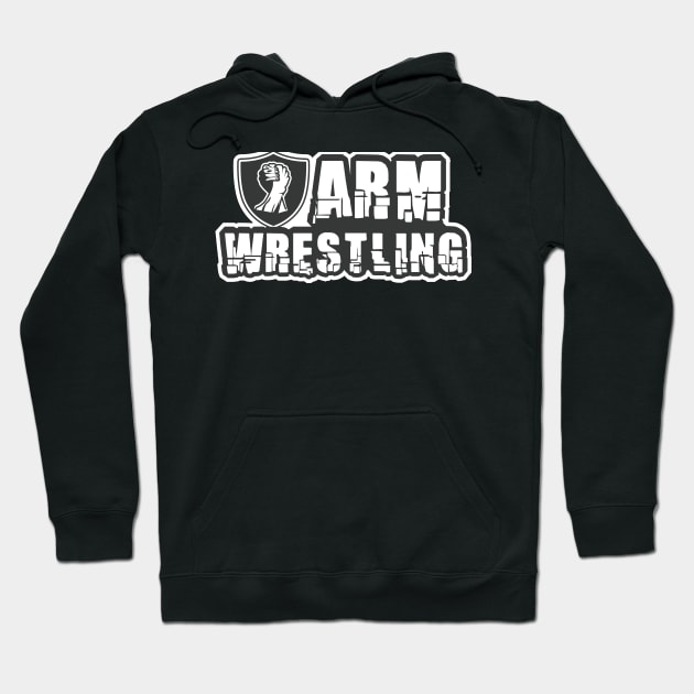 Arm Wrestling Hoodie by Dojaja